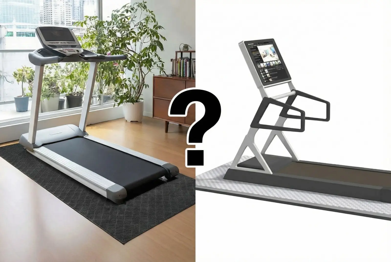 what to put under your treadmill Evo najkraćih i najefikasnijih alt tagova na engleskom jeziku za tu sliku, direktno povezanih sa tvojim naslovom:
Opcija 1 (Najpreciznija):
"Treadmill mats and flooring protection options to place under your equipment.