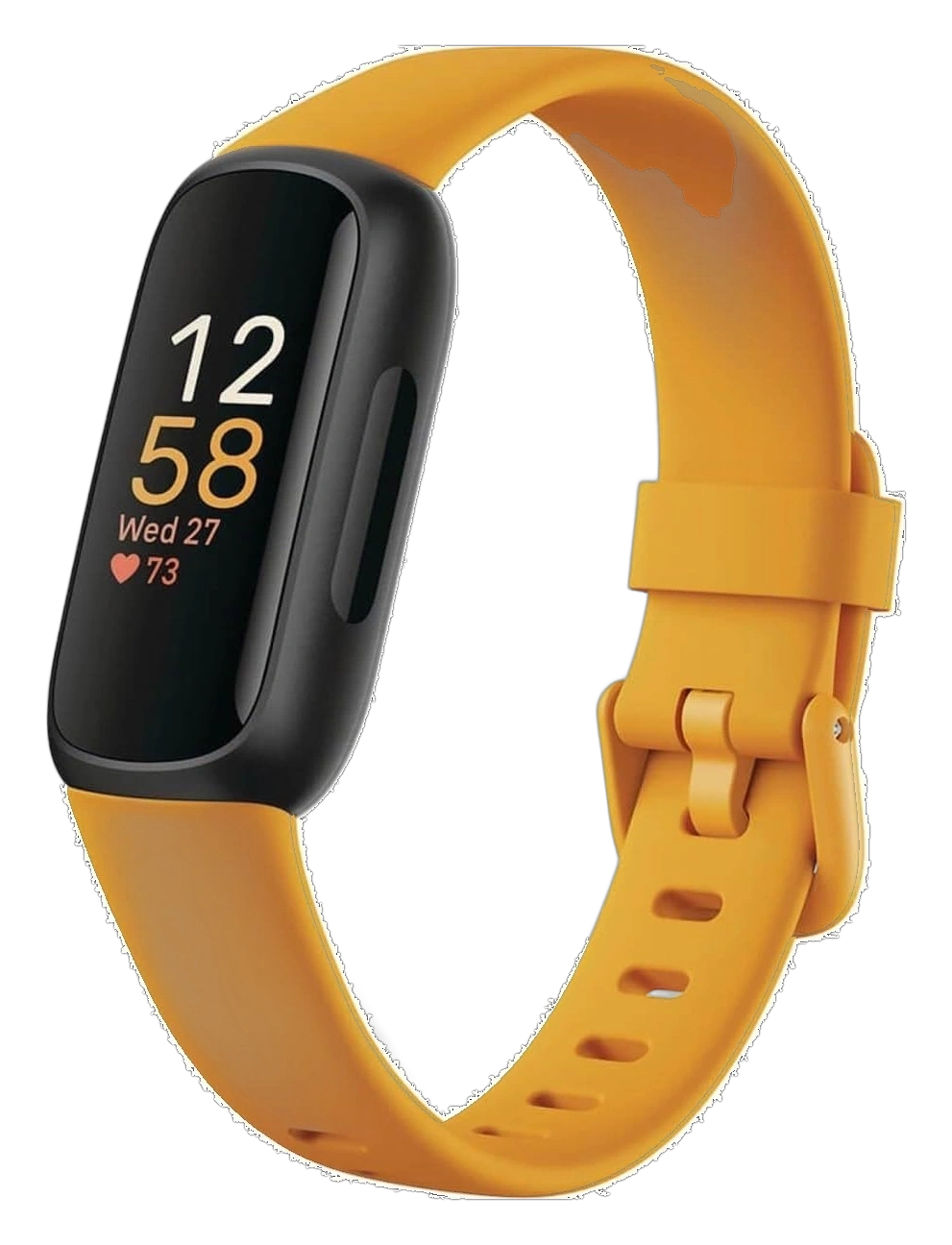 Fitbit Inspire 3 fitness tracker with black band and color touchscreen display
