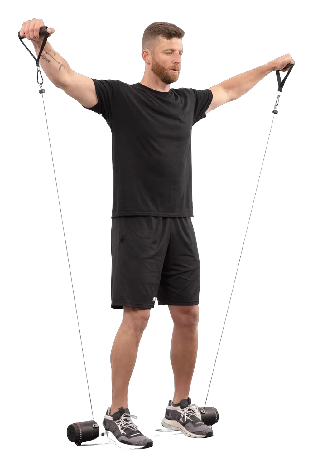 MaxPro Smart Connect chrome resistance unit with companion app and cable handles
