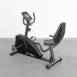 Body-Solid Best Fitness BFRB1B Recumbent Bike rear angle view on gym flooring