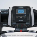 NordicTrack T 6.5 S treadmill console close-up showing 5 inch backlit LCD display, incline and speed number shortcuts