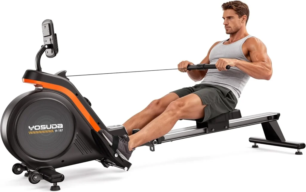 YOSUDA PRO Magnetic Rower 400lb Capacity