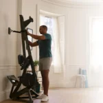 B0BHLXDZ2N rowing machine - vertical storage with wall anchor