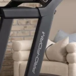 ProForm Carbon TLX handrail and console junction close-up