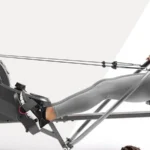 Sunny Smart 360 rower shown in dual-arm rowing mode with both handlebars