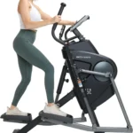 Woman using the 3G Cardio Elite EM X elliptical