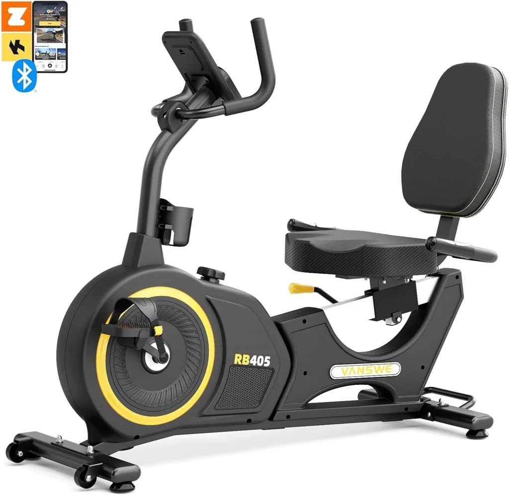 VANSWE Light Commercial Recumbent Bike, 450 lb