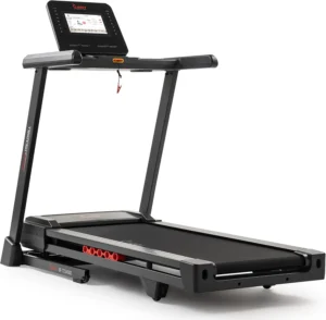 Sunny SF-T724082 treadmill three-quarter studio view showing full frame and console