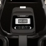 Close-up of the HARISON elliptical LCD console display