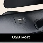 Close-up of Sunny SF-X7210 USB charging port