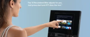 Touchscreen coaching most recumbent bikes skip