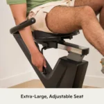 Schwinn 280 Recumbent Bike extra-large adjustable seat close-up