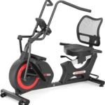 VANSWE RB505 recumbent elliptical, clean product-only angle showing the RB505 label on the flywheel