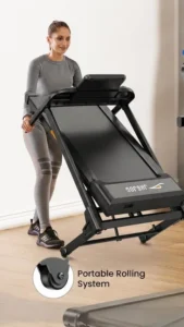 Still folds to a walking-pad footprint